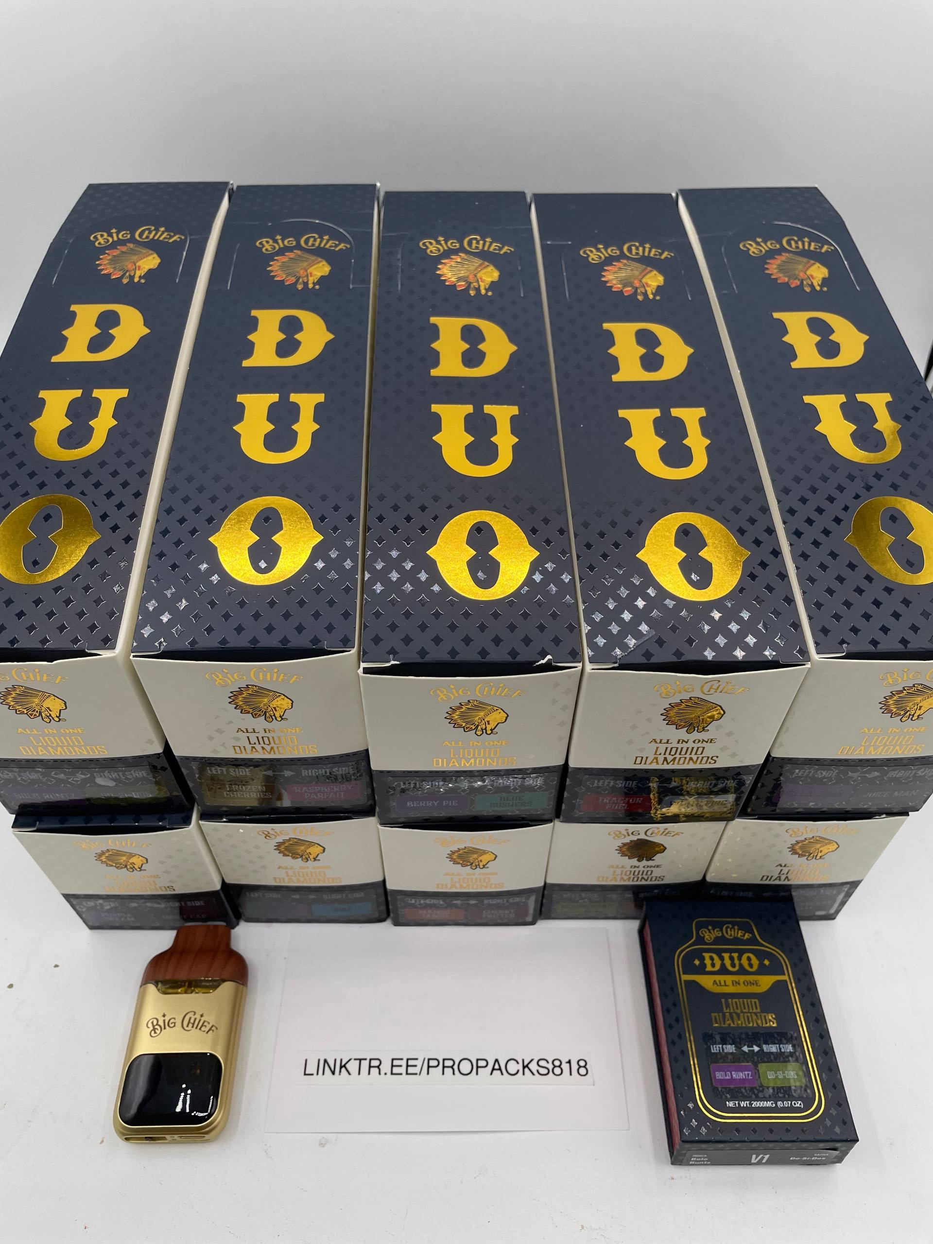 #GB2 Big Chief Duo Liquid Diamonds 2 Gram Disposables 👣💨