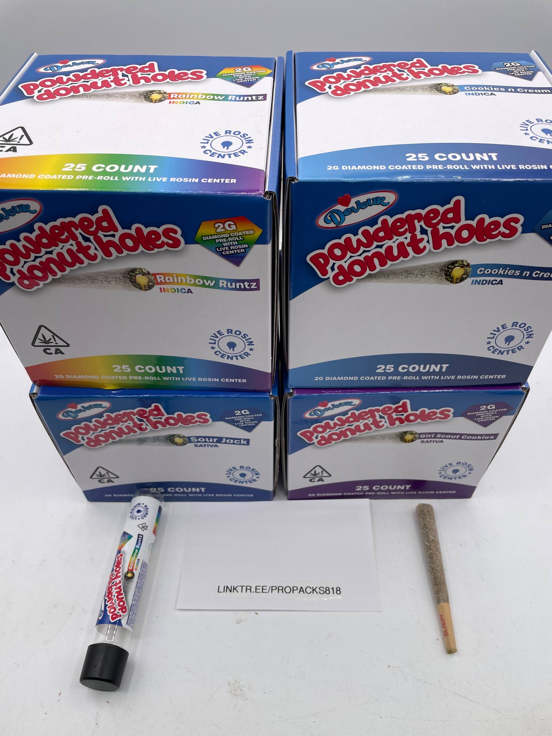 #GB76 Powdered Donut Holes 2 Gram Pre-Rolls 🍩💨