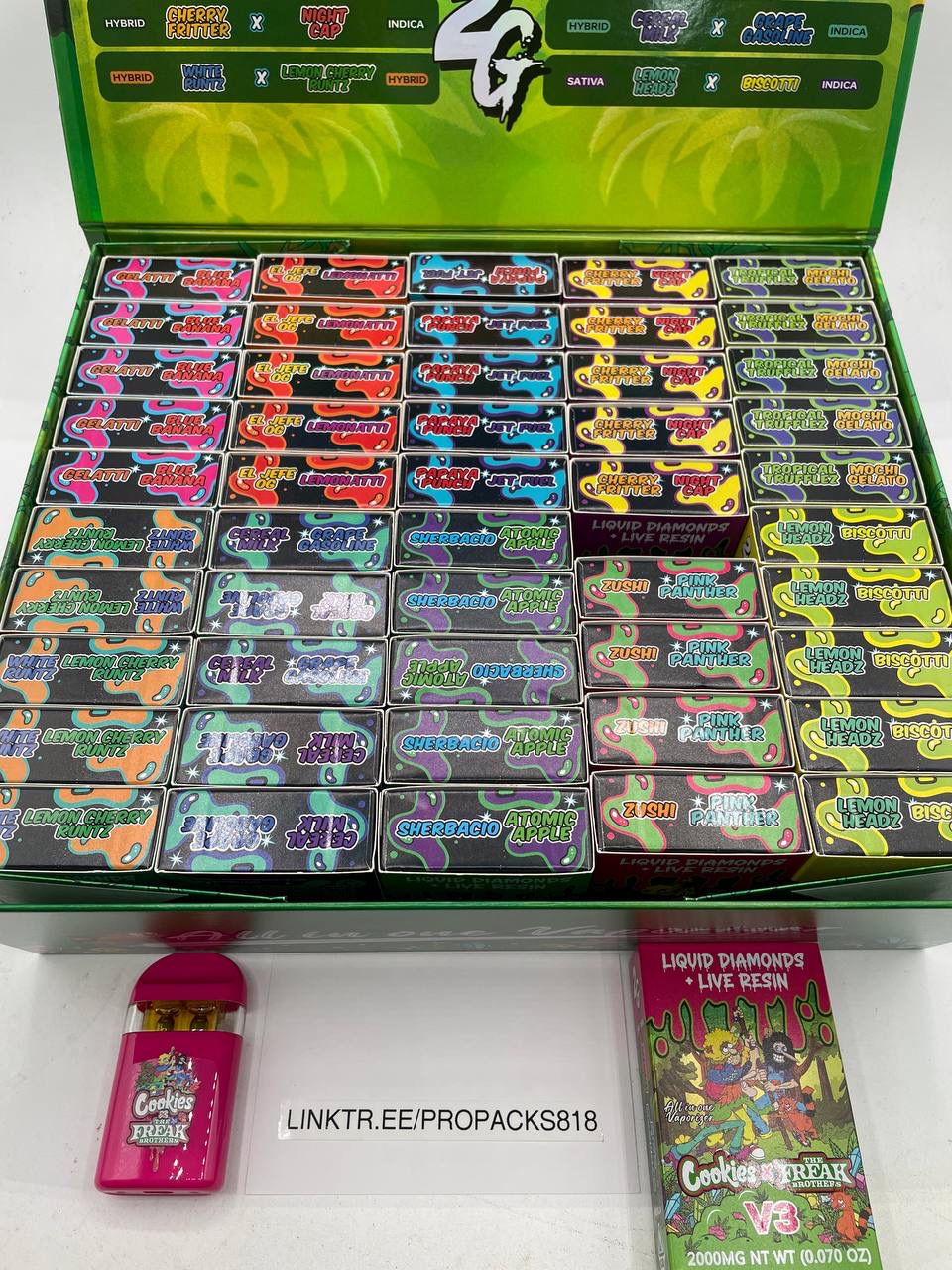 #GB79 Cookies x The Freak Brothers 2 Gram Disposables 🍪🧍‍♂️