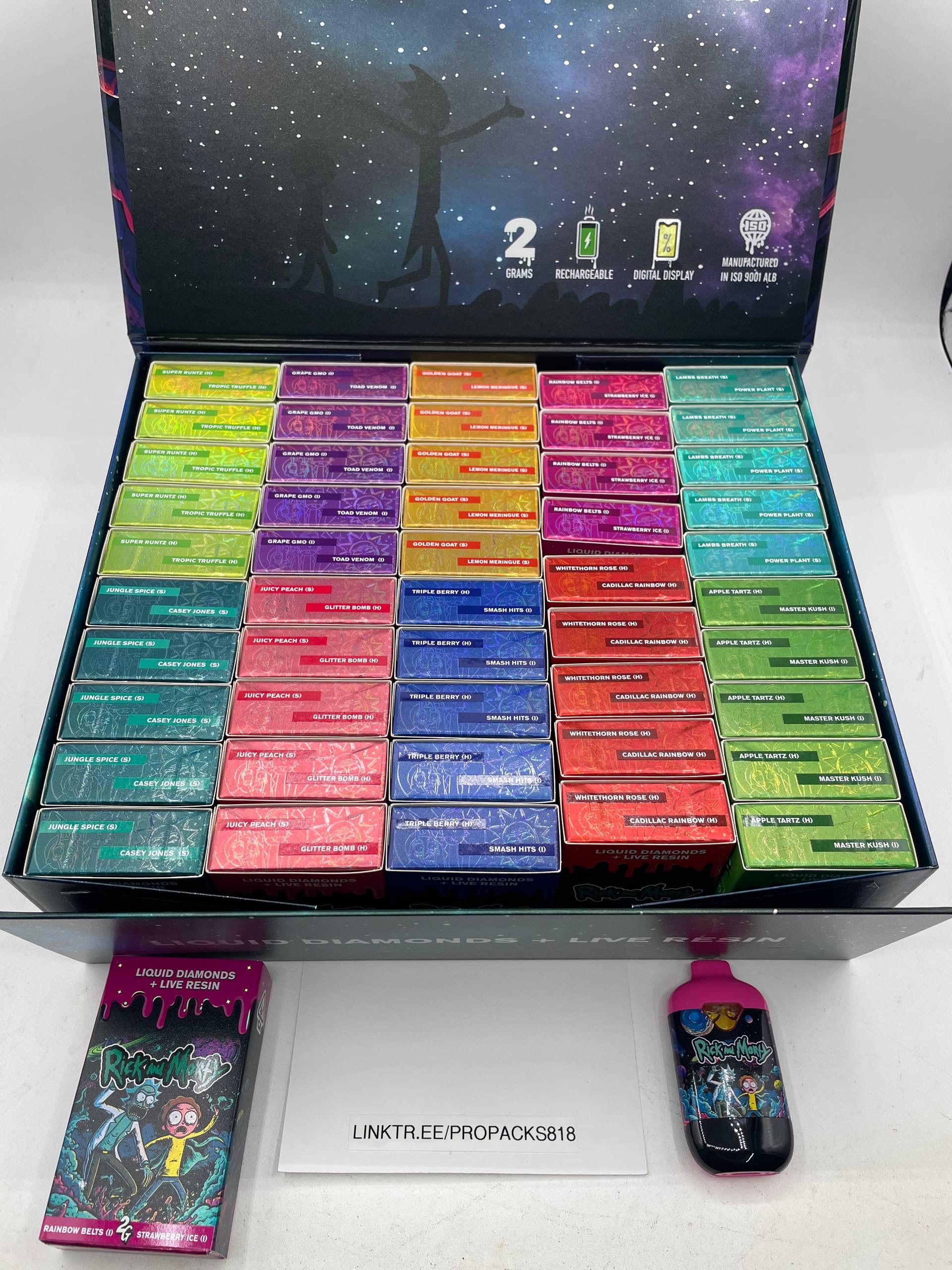 #GB79 Rick And Morty Switch 2 Gram Disposables 😵‍💫💨