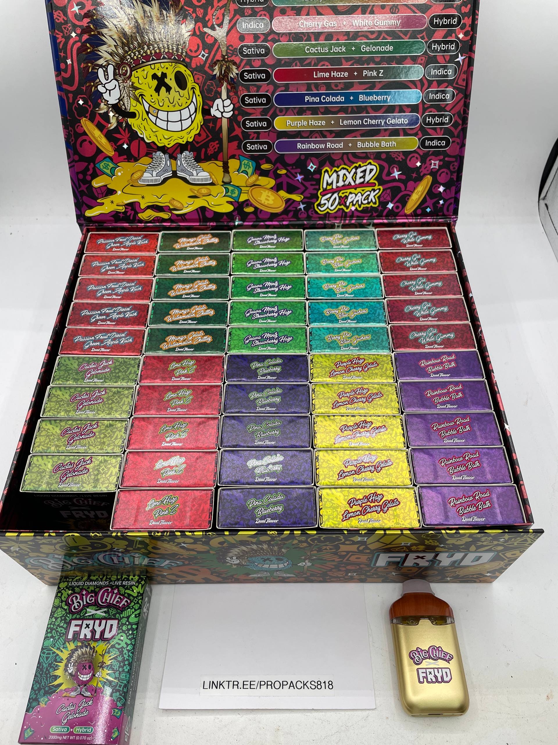 #GB91 Big Chief X Fryd 2 Gram Disposables π« π¨